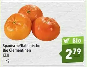 CITTI Markt Spanische-italienische Bio Clementinen Angebot