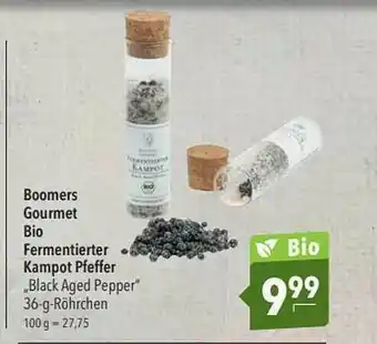 CITTI Markt Boomers Gourmet Bio Fermentierter Kampot Pfeffer Angebot