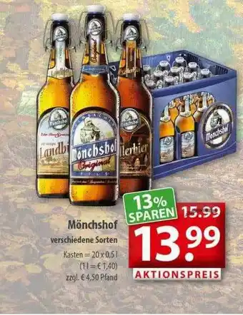 Getränkeland Mönchshof Angebot