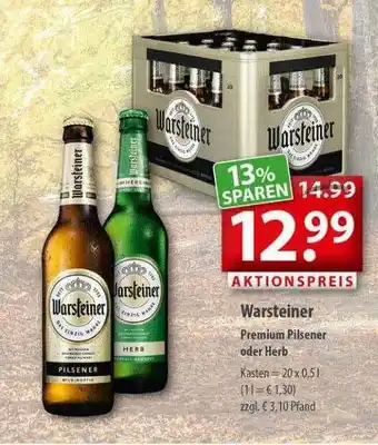 Getränkeland Warsteiner Premium Pilsener Oder Herb Angebot