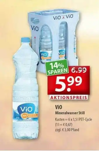 Getränkeland Vio Mineralwasser Still Angebot