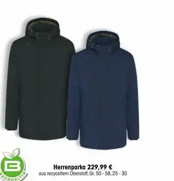 Baltz Herrenparka Angebot