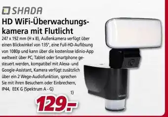 bauSpezi Shada Hd Wifi-überwachungskamera Mit Flutlicht Angebot