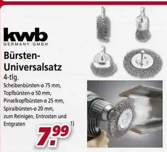 bauSpezi Kwb Bürsten-universalsatz Angebot