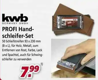 bauSpezi Kwg Profi Handschleifer-set Angebot