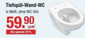 V Baumarkt Tiefspül-wand-wc Angebot