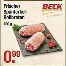 V Markt Beck Frischer Spanferkel-rollbraten Angebot