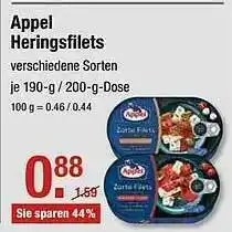 V Markt Appel Heringsfilets Angebot