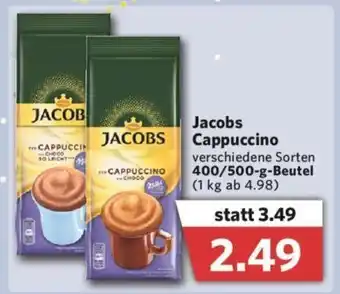 Combi Jacobs Cappuccino 400/500g Beutel Angebot