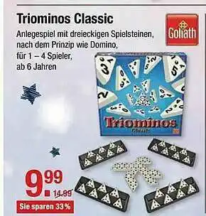 V Markt Triominos Classic Goliath Angebot