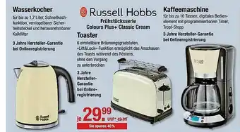 V Markt Russell Hobbs Wasserkocher, Toaster Oder Kaffeemaschine Angebot