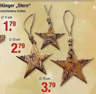 V Markt Hänger „stern“ Angebot