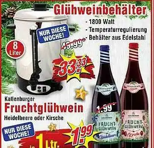 Wiglo Wunderland Glühweinbehälter Oder Fruchtglühwein Angebot