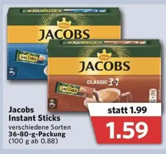Combi Jacobs Instant Sticks 36-80g Angebot