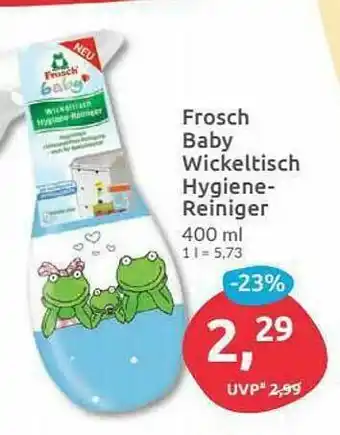 Budni Frosch Baby Wickeltisch Hygiene-reiniger Angebot