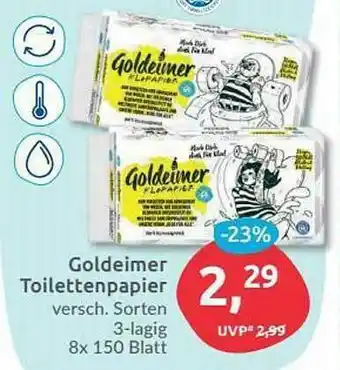 Budni Goldeimer Toilettenpapier Angebot