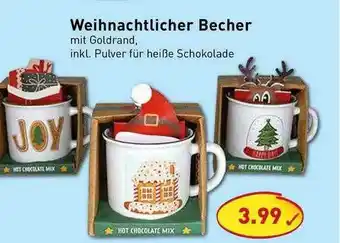 PicksRaus Weihnachtslicher Becher Angebot