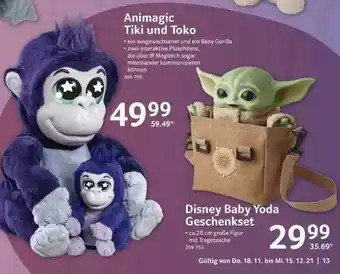 Selgros Animagic Tiki Und Toko Oder Disney Baby Yoda Geschenkset Angebot