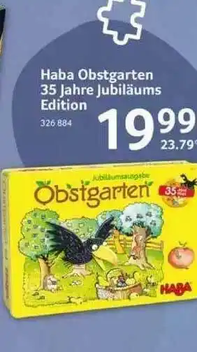 Selgros Haba Obstgarten 35 Jahre Jubiläums Edition Angebot