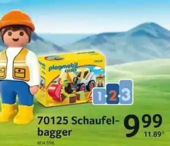 Selgros Playmobil 70125 Schaufelbagger Angebot