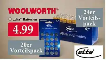 Woolworth Elta Batterien Angebot