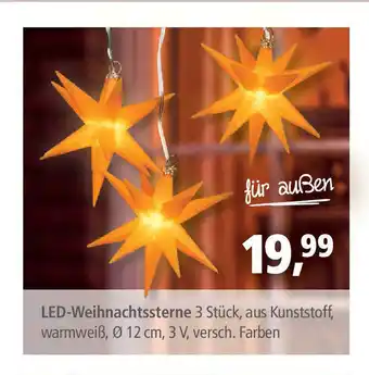 Pfennigpfeiffer LED-Weihnachtssterne 3st Angebot