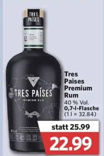 Combi Tres Paises Premium Rum 0,7L Angebot