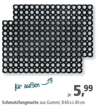 Pfennigpfeiffer Schmutzauffangmatte 60*40cm Angebot