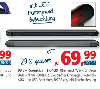 Pfennigpfeiffer DAB+ Soundbar | TX-139 Angebot