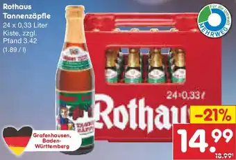 Netto Marken-Discount Rothaus Tannenzäpfle Angebot