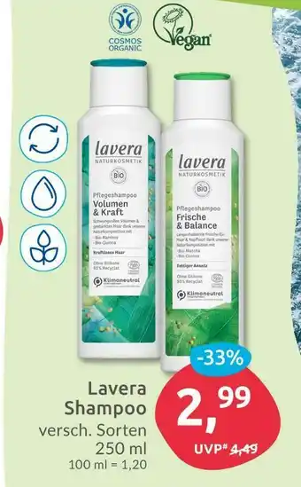 Budni Lavera shampoo Angebot