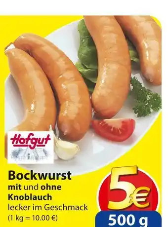 Famila Nord Ost Hofgut bockwurst Angebot