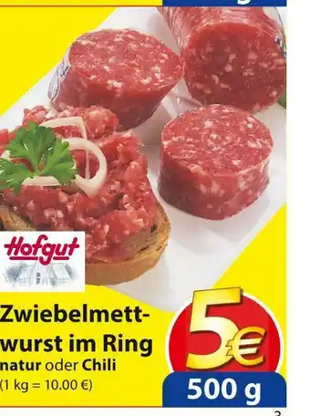 Famila Nord Ost Zwiebelmettwurst im ring Angebot