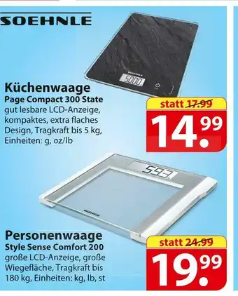 Famila Nord Ost Soehnle küchenwaage oder personenwaage Angebot