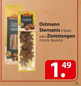 Famila Nord Ost Ostmann sternanis oder zimtstangen Angebot