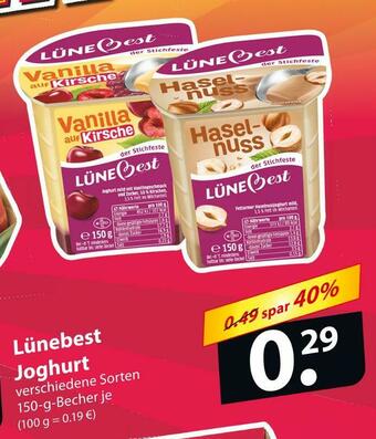 Famila Nord Ost Lünebest joghurt Angebot