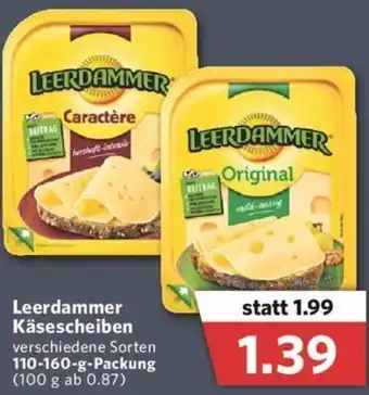 Combi Leerdammer Käsescheiben 110-160g Angebot