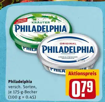 REWE Philadelphia frischkäsezubereitung Angebot