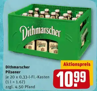 REWE Dithmarscher pilsener Angebot