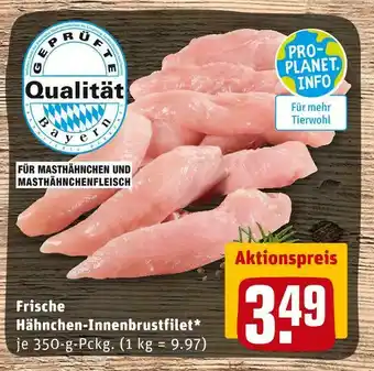 REWE Frische hähncheninnenbrustfilet Angebot