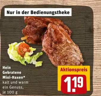 REWE Hein gebratene mini-haxen Angebot