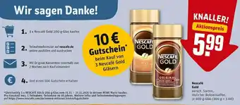 REWE Nescafé gold kaffee Angebot