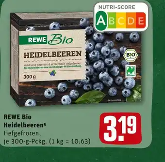 REWE Rewe bio heidelbeeren Angebot