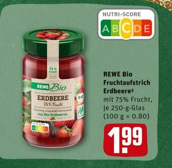 REWE Rewe bio fruchtaufstrich erdbeere Angebot