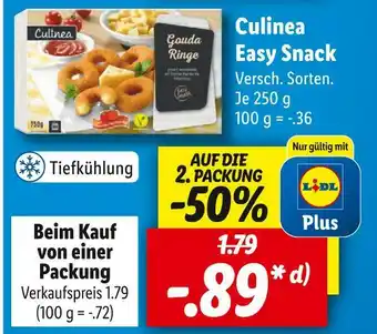 Lidl Culinea easy snack Angebot