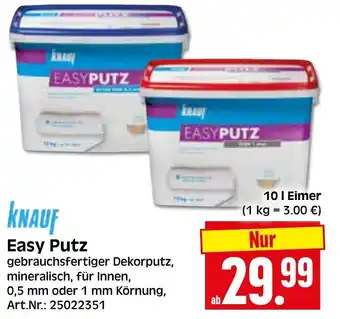 Herkules Baumarkt KNAUF Easy Putz Angebot