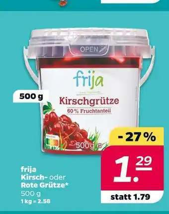 NETTO Frija kirsch- oder rote grütze Angebot