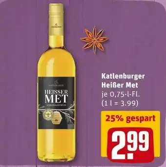 REWE Katlenburger heißer met Angebot