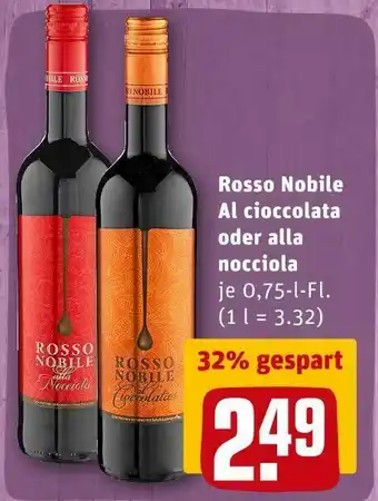 REWE Rosso nobile al cioccolata oder alla nocciola Angebot