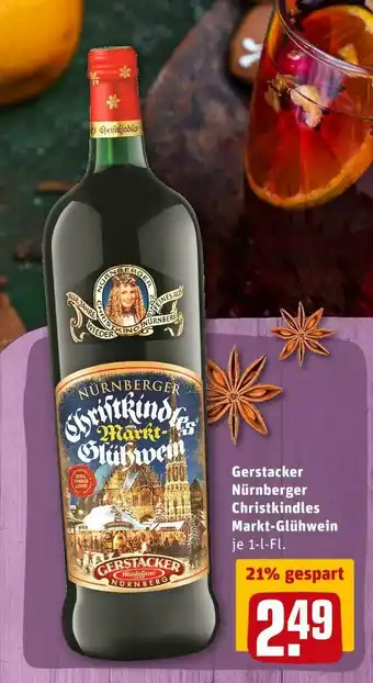 REWE Gerstacker nürnberger christkindles markt-glühwein Angebot